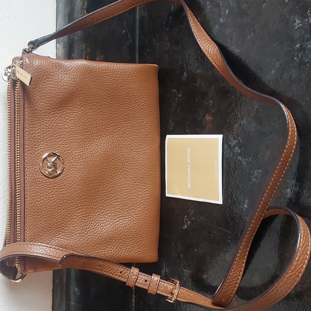 Michael Kors Pebble Leather Double Crossbody